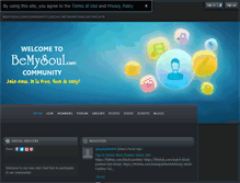 Tablet Screenshot of bemysoul.com